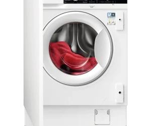 AEG 6000 AutoSense LFX6G8434BI Integrated 8kg Washing Machine with 1400 rpm - White - B Rated