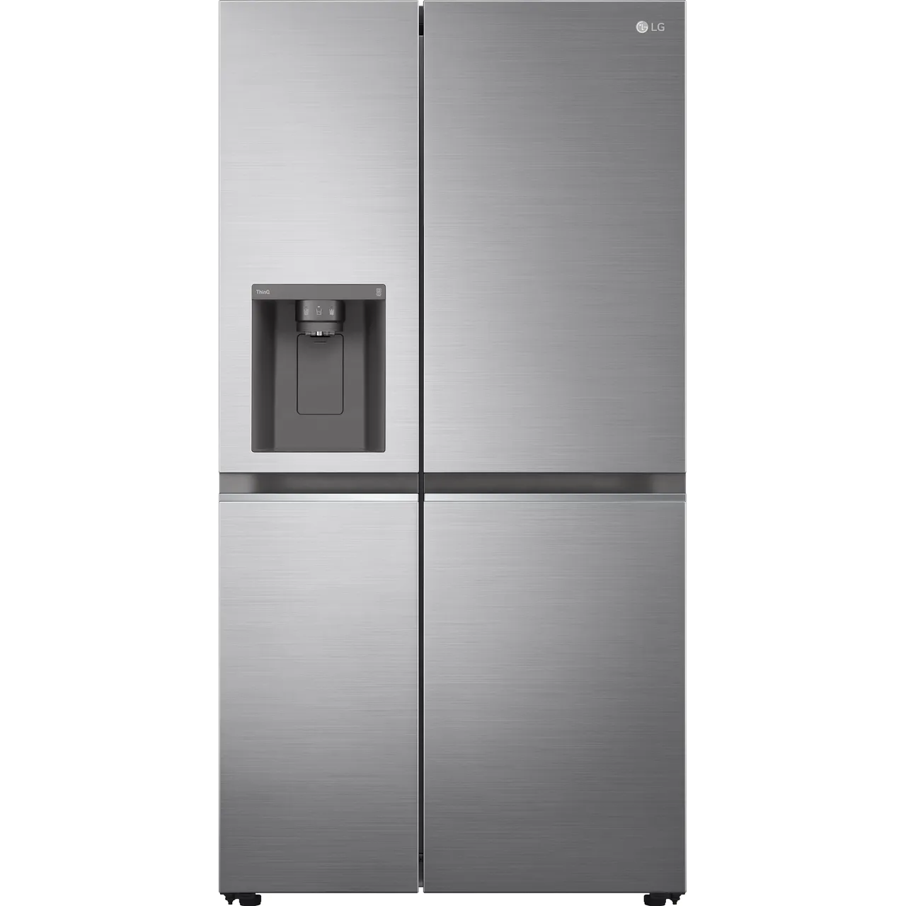 LG NatureFRESH™ GSLA81PZLD Wifi Connected Non-Plumbed Frost Free American Fridge Freezer - Shiny Steel - D Rated Freezer - Shiny Steel - D Rated